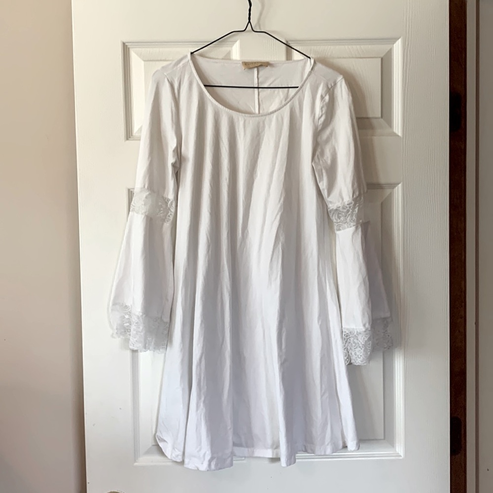 White Boho Dress